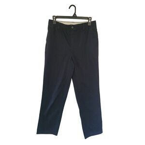 Lands' End Boys Black Elastic‎ Waist Pull On Pants Size 18 Trousers #5